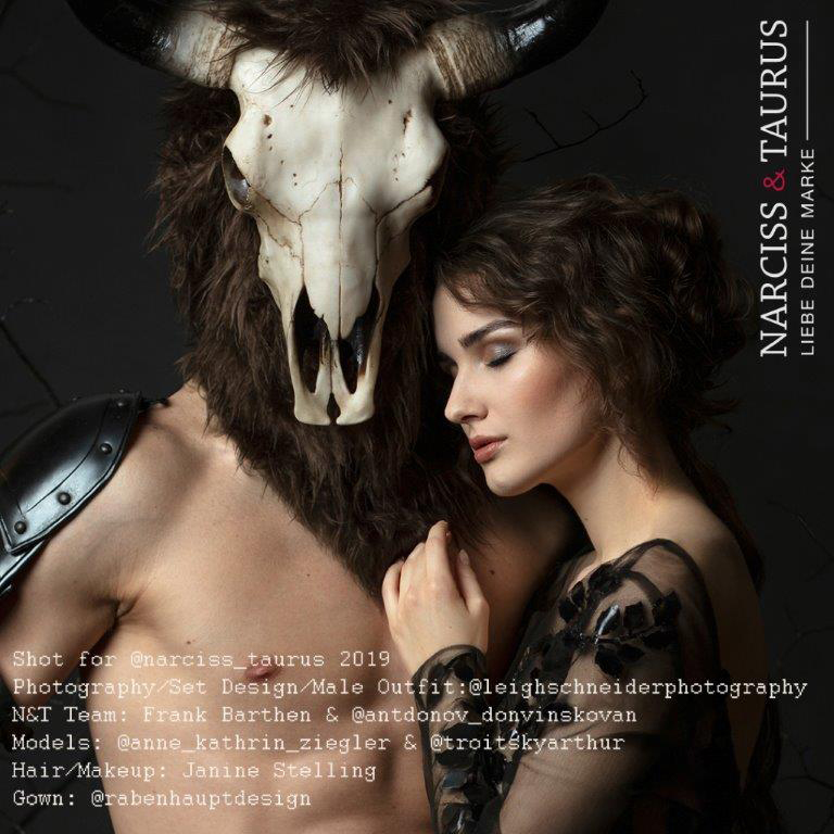 Maskenbild Narciss und Taurus Shooting